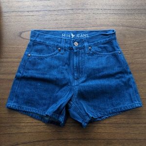 MiH Jane Retro Denim Shorts - High Rise - A-Line